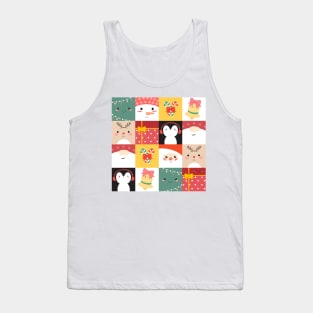 Christmas pixel Tank Top